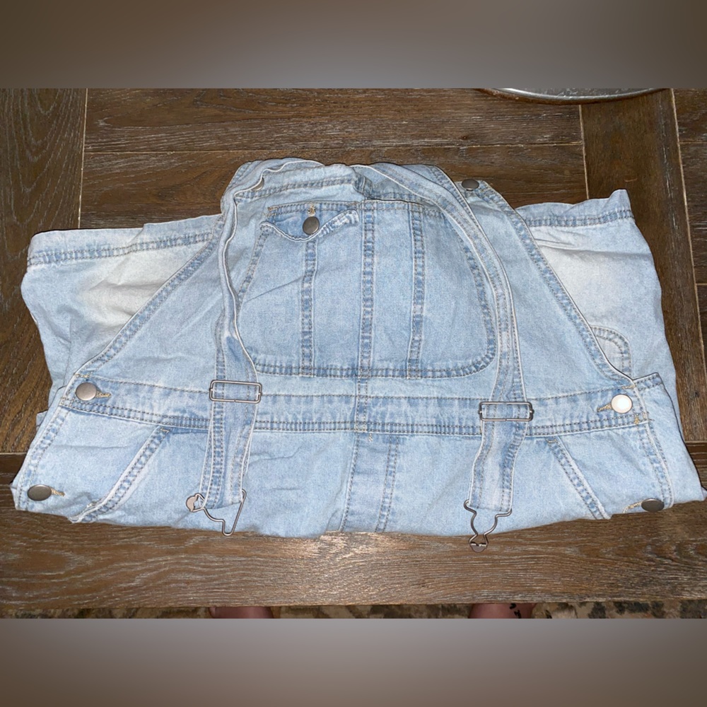 Jean overalls shorts